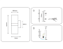 FW242/2 WH/GD белый/золото GU10*2 max 12W 155*60*76